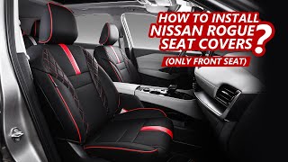 How to install Nissan Rogue 2021-2023  Seat Covers(Only Front Seat) by Xipoo 1,111 views 2 years ago 2 minutes, 30 seconds