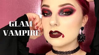 GLAM VAMPIRE MAKEUP TUTORIAL ll Halloween Looks