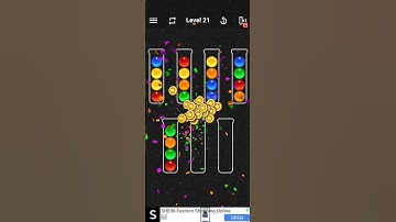 Ball Sort Color Water Puzzle Level 20