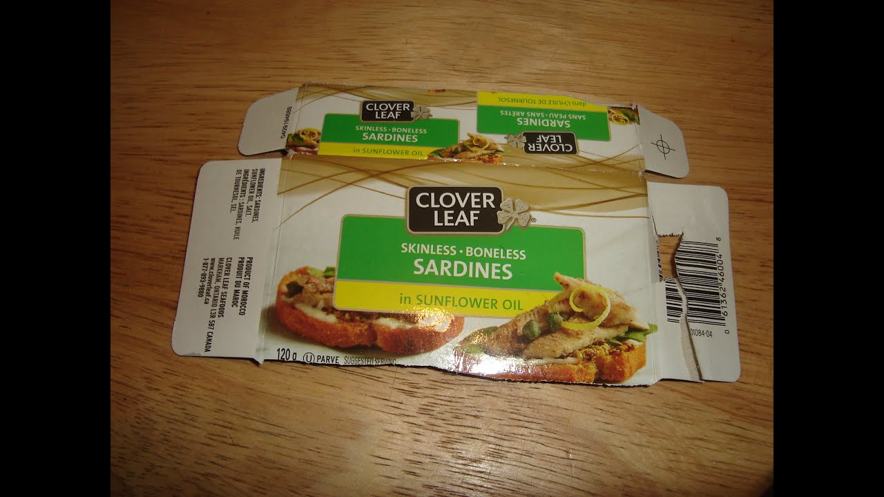 Clover Leaf Skinless & Boneless Sardines In Sunflower Oil YouTube