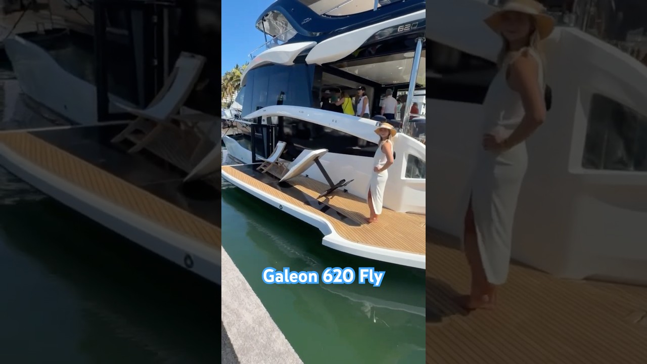 ⁣Beach Mode Changed the Game — Galeon 620 Fly