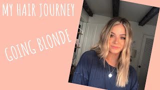 Hair Transformation: GOING BLONDE