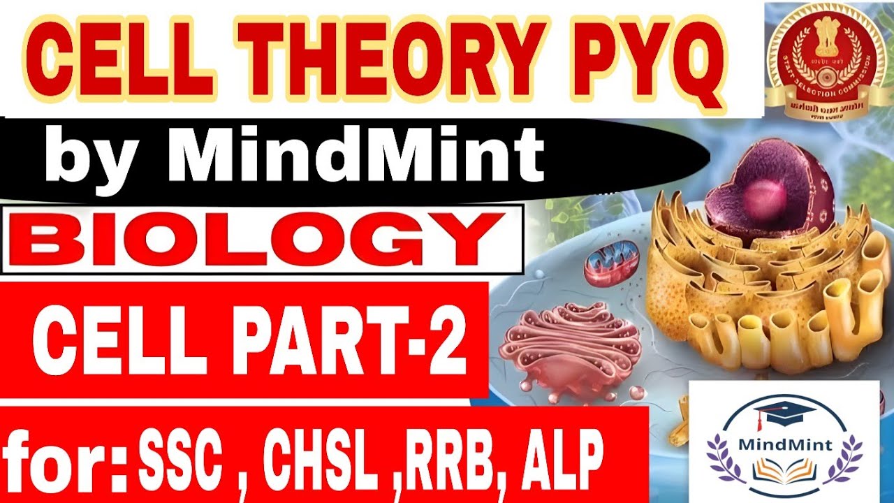 Unlock PYQ of Cell theory 2025 || part -2 || SSC || CHSL || RRB || ALP ||
