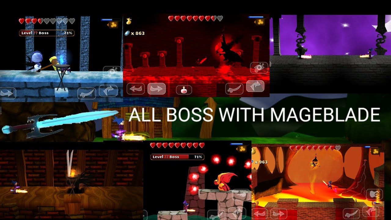 SWORDIGO ALL BOSSES WITH MAGE BLADEDEVIL GAMING YouTube