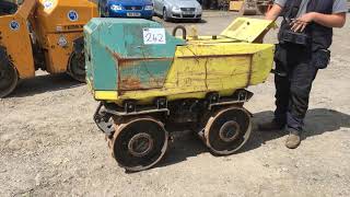 2014-AMMANN RAMMAX 1555 REMOTE CONTROL SHEEPFOOT ROLLER
