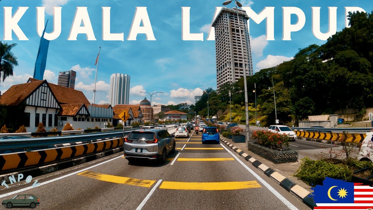 KUALA LUMPUR Malaysia 🇲🇾 4K 30FPS - DRIVING AROUND KLCC 2024