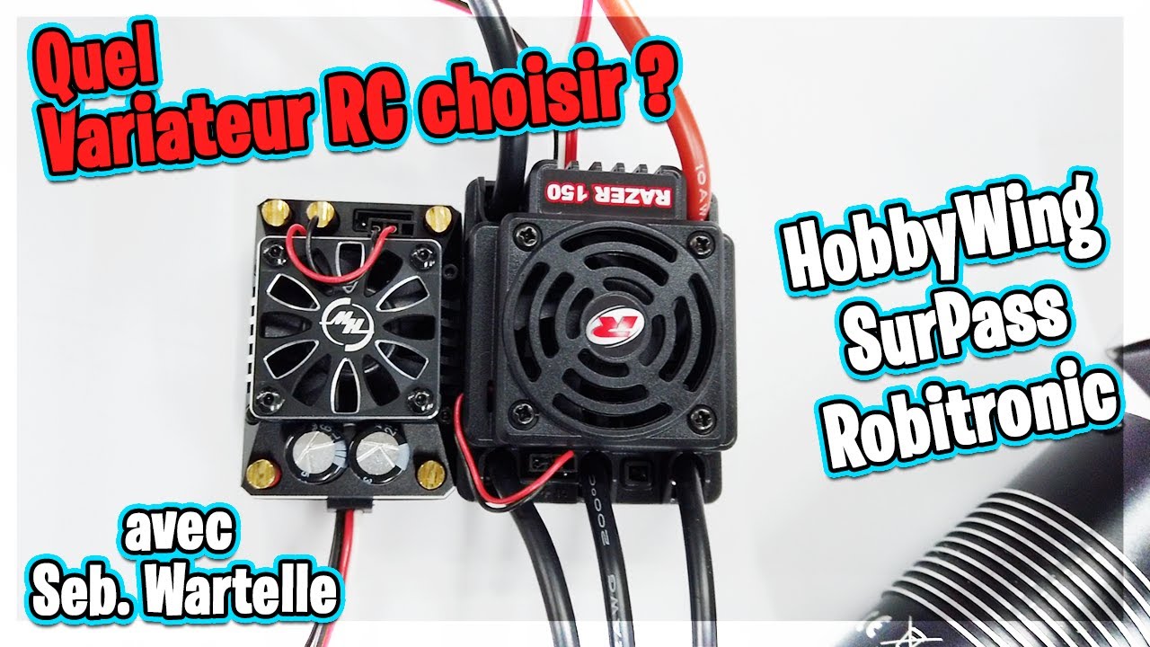 Quel variateur et moteur BL choisir pour sa voiture RC ? 1/8e - 1/10e - Combo ESC