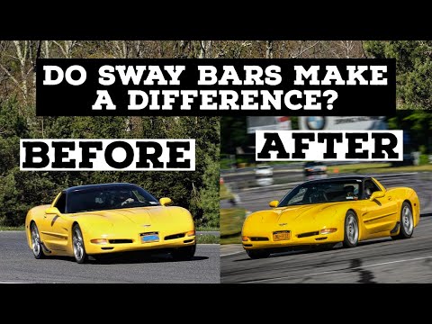 DO SWAY BARS MAKE A BIG DIFFERENCE? C5 Track Car Ep: 11- install, track experience, and review