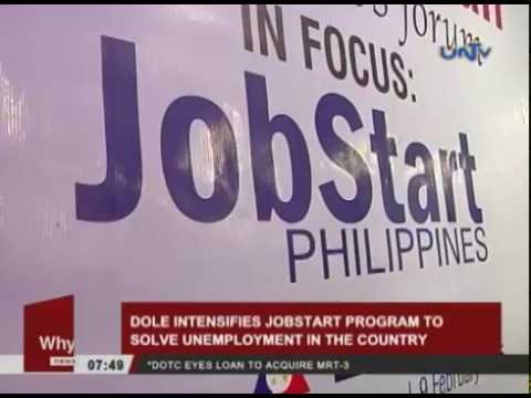 DOLE intensifies jobstart program to solve unemployment - YouTube
