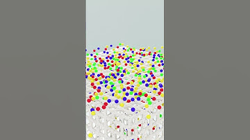 Colorful Rigid Body Simulation Loop 🔥 #blender3d #3danimation #loop #rigidbody