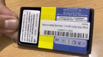 Dolgix 8gb DDR3 1600 RAM unboxing