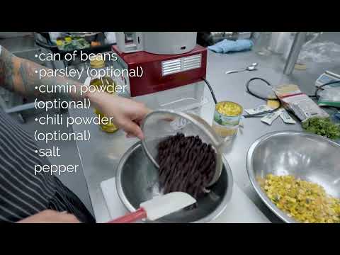 UBC - AMS Food Bank Feasts - Black Bean Burgers