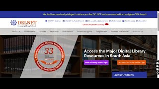How to use DELNET (Developing Library Network) and it's features