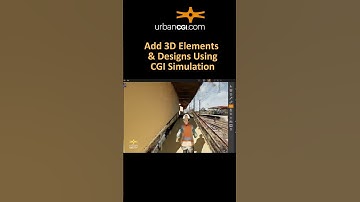 Add 3D Elements & Designs Using CGI Simulations #3d #3dmodeling #simulation #railway #rail #train