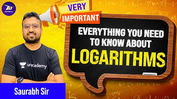 Logarithms I GATE APTITUDE | By Saurabh  Sir| AptiXpress