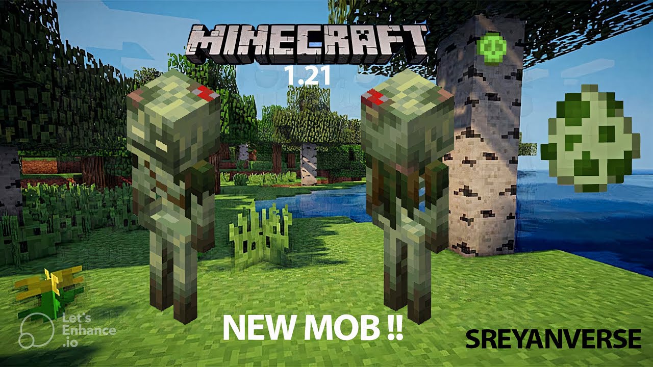 NEW MOB : THE BOGGED | Minecraft 1.21 Snapshot 24w07a