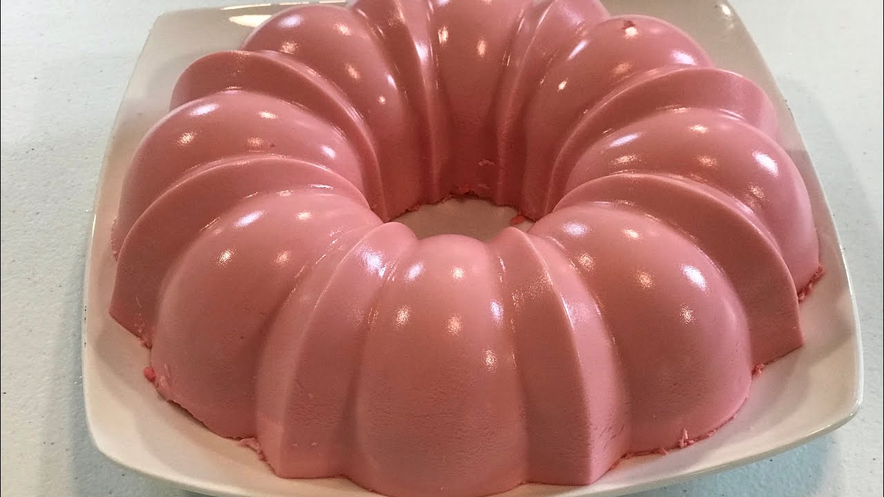 Gelatina económica y Cremosa de Fresa 🍓2 ingredientes