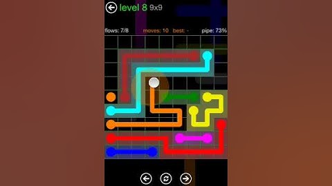 Flow Free 9X9 level 12 Green Pack walkthrough