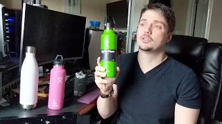 Kelly's Rambling Reviews Hydro Flask Vacuum sealed Water bottle rubber handle lid by Kelly's Rambling 1,741 views 6 years ago 11 minutes, 6 seconds