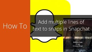 How to add multiple lines of text to snaps in Snapchat screenshot 5