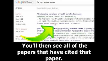 How To Find The Literature In Your Field With Google Scholar