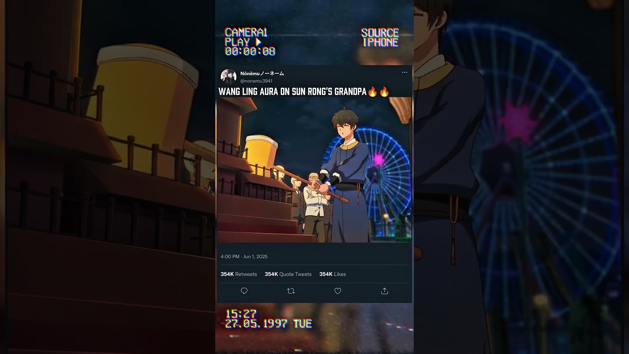 wang ling aura on sun rong's grandpa || The Daily Life of Immortal King