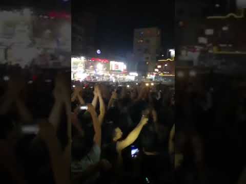 إرحل يا سيسي هتاف جماعي لأعداد كبيرة من المتظاهرين في مدينة المحلة بدلتا مصر 