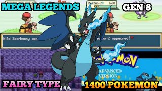 Completed Pokemon Advance Gba With Gen 8, Armor Evolution, Fairy Type, Mega Legends, Alola Forms