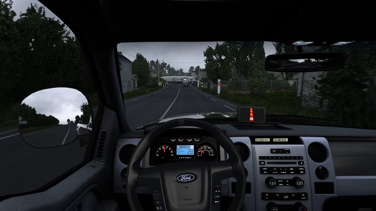 Ford F250- Euro Truck Simulator 2 [Steering Wheel Gameplay]