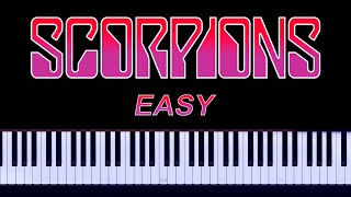 Video thumbnail of "Scorpions - Send Me An Angel EASY Piano Tutorial"