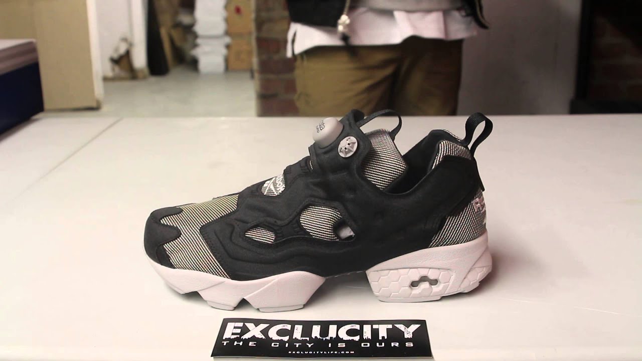 reebok insta pump fury black steel