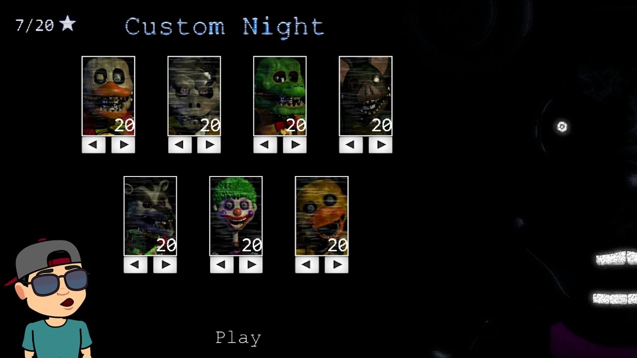 7/20 MODE!!! | SOME NIGHTS AT JOE'S 2 REMAKE | MODO 7/20 | CUSTOM NIGHT | DEDICATED FOR TH3 ATÔMIC |