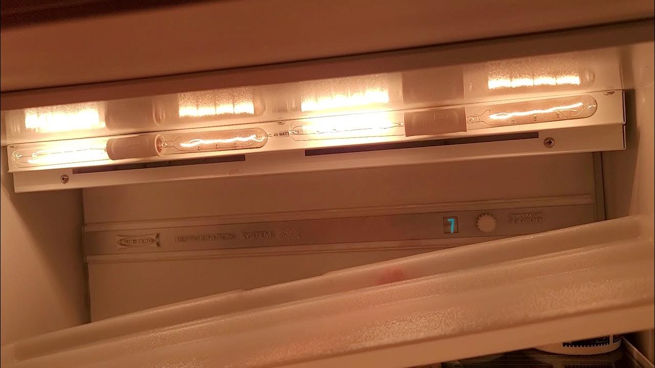 How To Change A SubZero refrigerator light YouTube