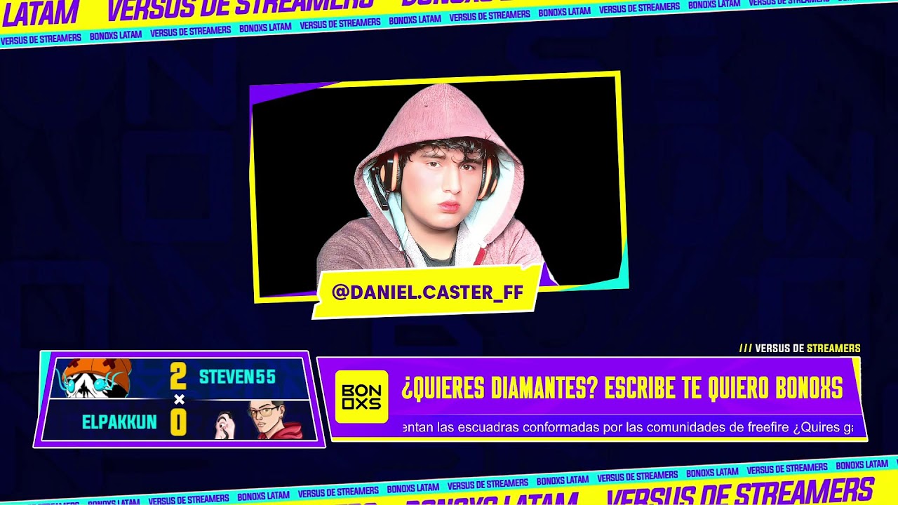 BONOXS VERSUS DE STREAMERS - FREEFIRE SHOWMATCH