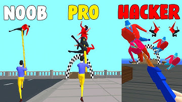 NOOB vs PRO vs HACKER in Joust Run | GameGuy