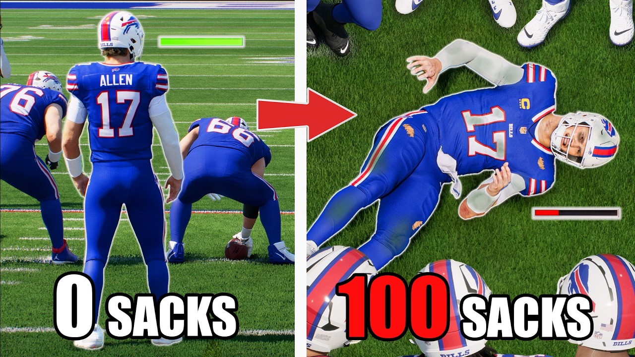 Can a QB Survive 100 Sacks in ONE Game? (Madden 26 Challenge)