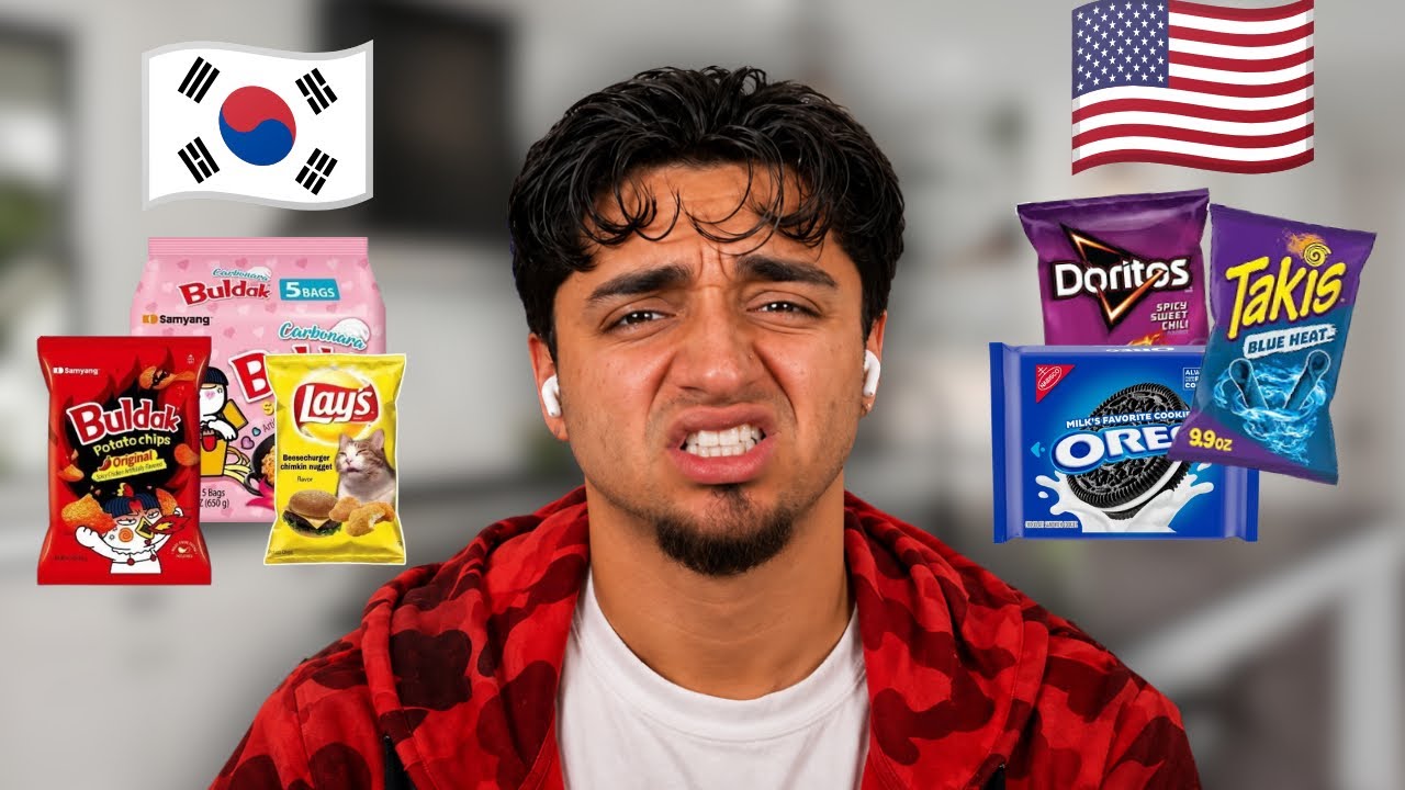 Korea vs America Snack Battles