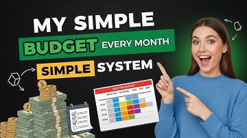 “How I Budget My Money Every Month Simple System”