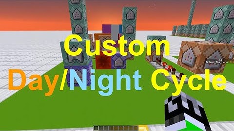 How To Make a Custom Day/Night Cycle in Minecraft 1.16