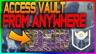 VAULT GLITCH IS BACK! Access Your Vault From ANYWHERE Glitch - Destiny 2
