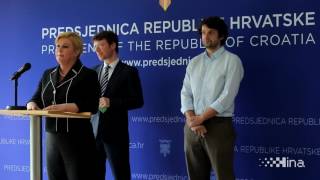 Predsjednica Grabar Kitarović Razgovarala Sa Šustarom I Jokićem