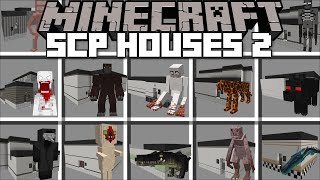 Minecraft SCP SCTRUCTURES 2 MOD / INSTANTLY BUILD SCP HOUSE MOB STRUCTURES MODS !! Minecraft Mods