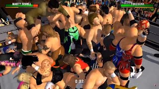 100 Man Battle Royal!! | Wrestling Revolution 3D | WR3D | PC screenshot 4