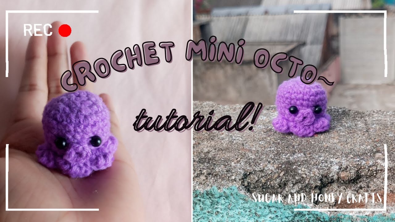 ~*Crochet with me* Mini Crochet octopus Free Pattern+ Tutorial🧵~ - YouTube