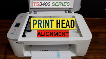 Print Head Alignment of Canon Pixma TS3400 Series Printer.