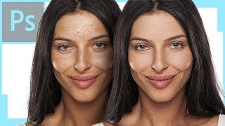 HighEnd Skin Retouch with Dodge & Burn in Photoshop