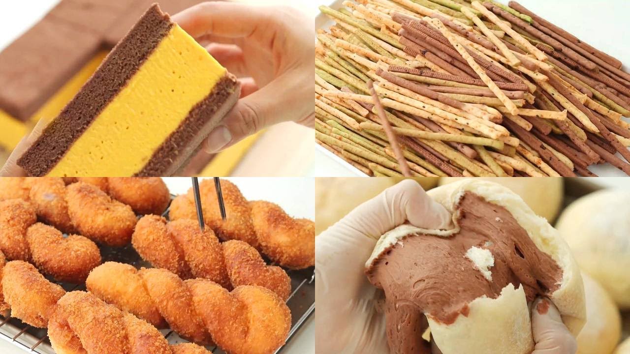 Satisfying Relaxing Video|Mango Ice Cream Sandwich Recipe|Asmr|Tiktok