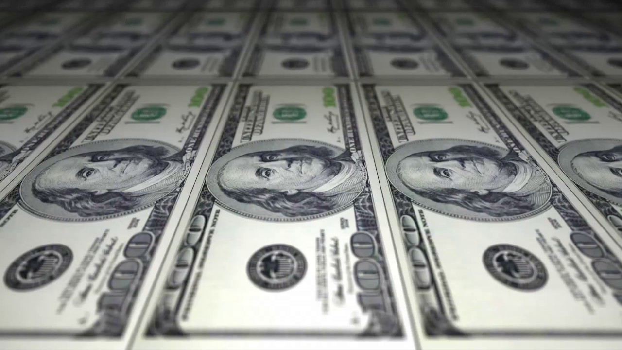Printing Dollar Bills 100 USD looped animation | $100 Bills being Printed| RoyaltyFree | YTShare™