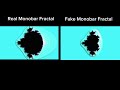 Real Monobar Fractal vs Fake Monobar Fractal Morph Power -20 to 20