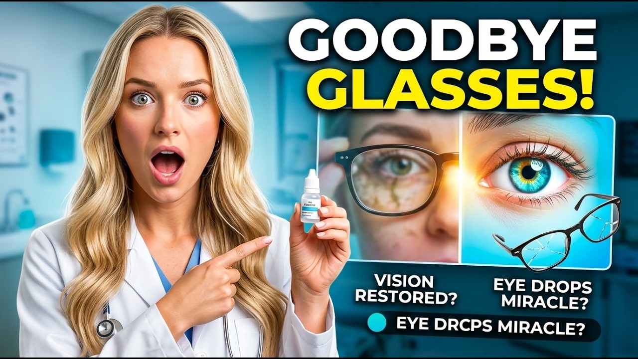 GOODBYE GLASSES FOREVER! Miracle Eye Drops Restore Your Vision Without Surgery